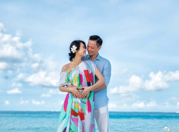 胡杏儿怀孕，宝宝都在肚子里做仰卧起坐了！你的宝宝在哪里？